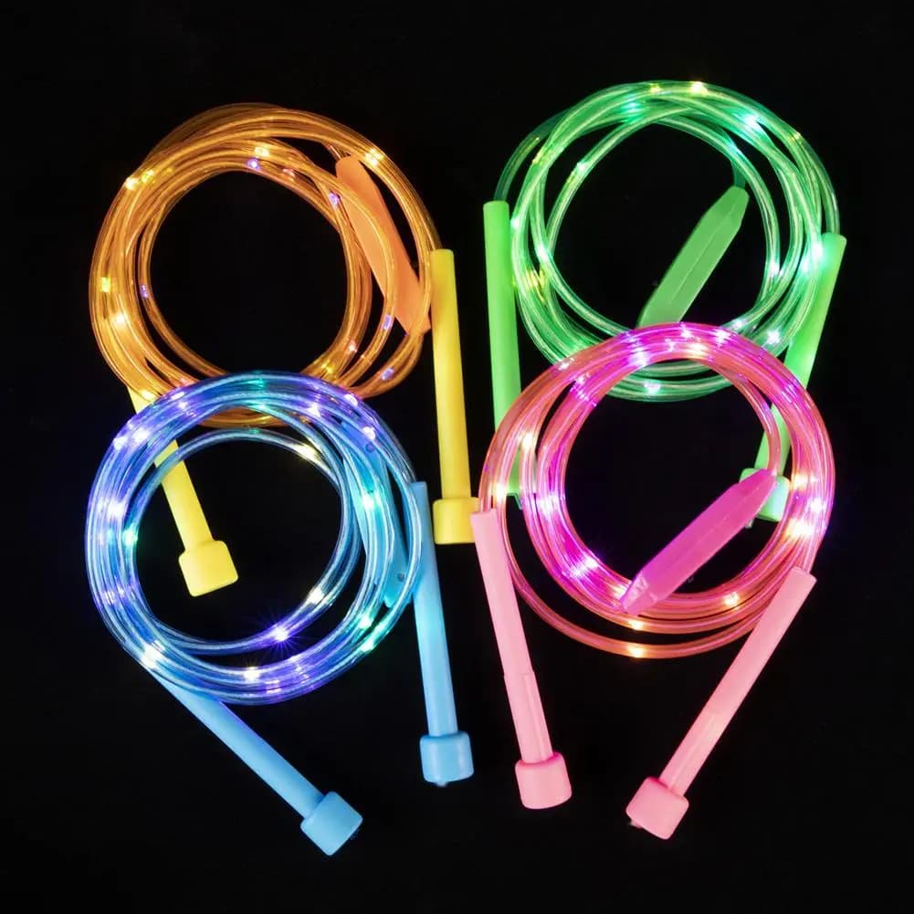 Illuminated Jump Rope Kids Night Exercise Fitness Training Entertainment Glowing Rope Skipping Fun Toys Optical Playing Led Lamp - 6