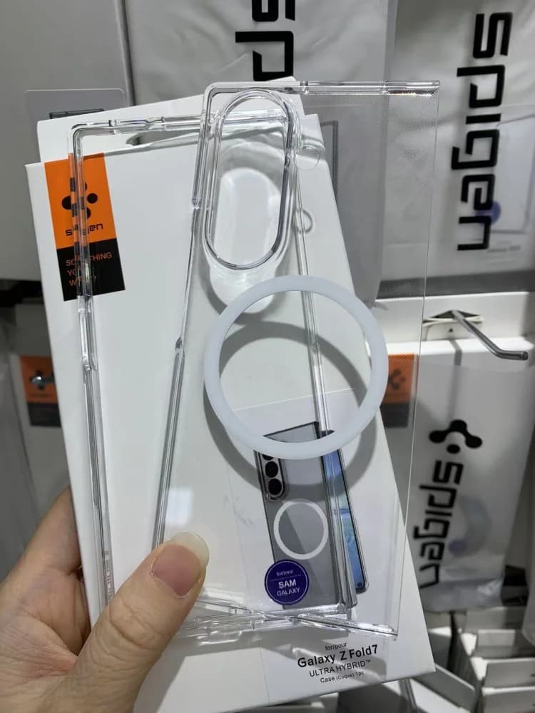 Spigen Magnetic Transparent PC Case for Samsung Fold8Ultra for Magsafe Wireless Charging Phone Case for Fold8 Fold7 Fold6 Fold5 - 5