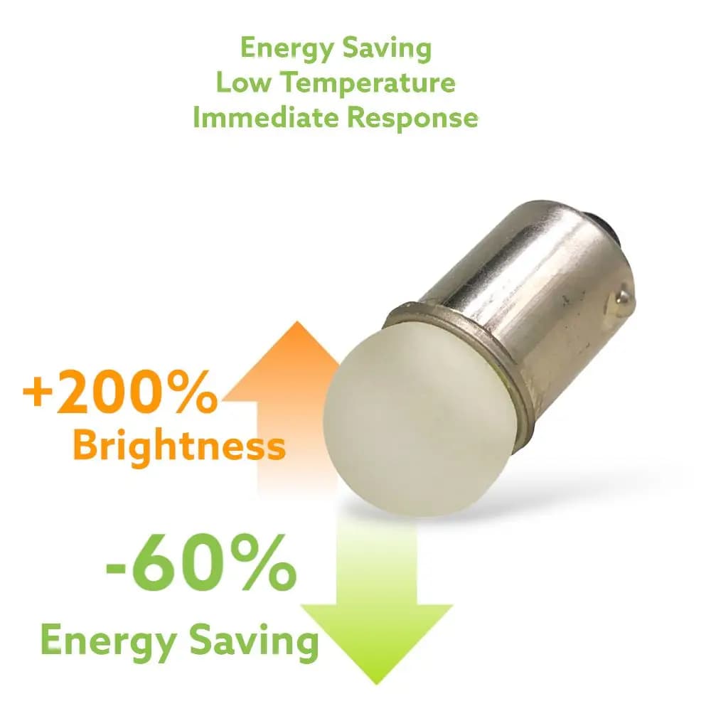 1 قطعة أوتوماتيكية بيضاء BA9S مقبس T4W 2835 SMD 2 مصباح LED خلفي قبة إشارة تحول أضواء سيارة إسفين جانبي علامة مصابيح 12V DC - 3