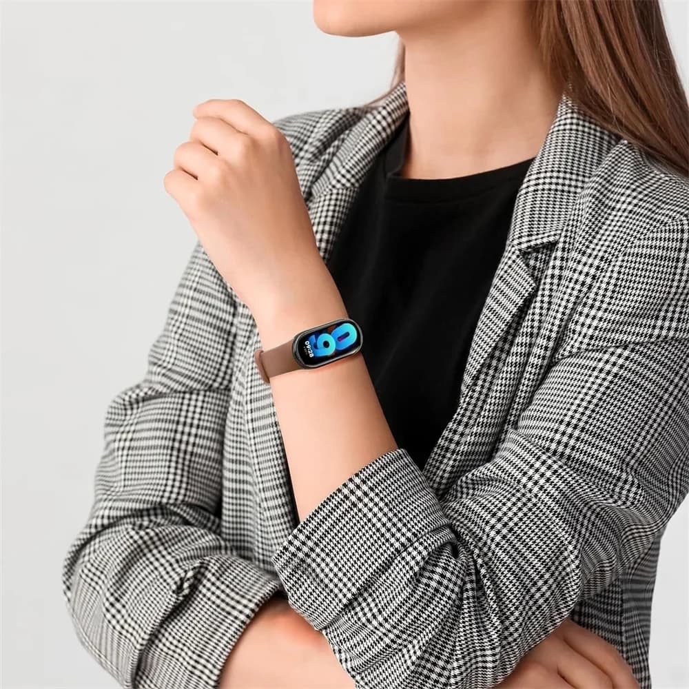 حزام رياضي لشاومي Mi Band 8-9 NFC، استبدال Miband8، سوار سيليكون، حزام ذكي مقاوم للماء، إكسسوارات Mi Band 8 - 5