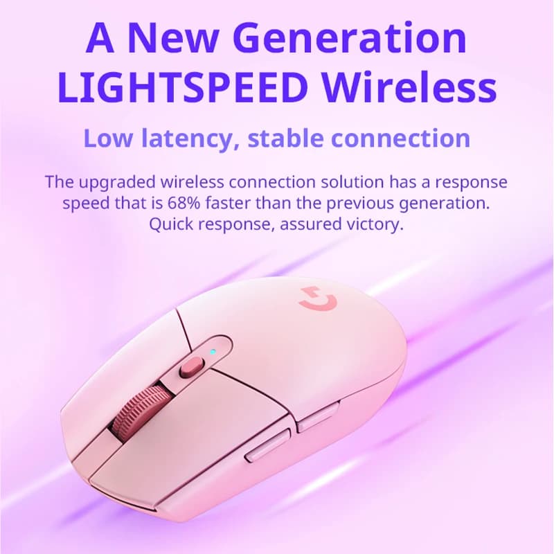 Logitech G304 X Wireless Gaming Mouse, Hero 25K, Dual-Mode Connectivity, Esports and Office - 4