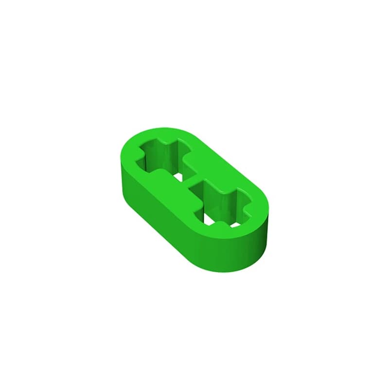 Gobricks MOC يجمع الجسيمات 41677 44862 شعاع رفع عالي التقنية 1 × 2 مكعبات بناء رقيقة للأطفال ألعاب احتياطية تعليمية ذاتية الصنع - 2