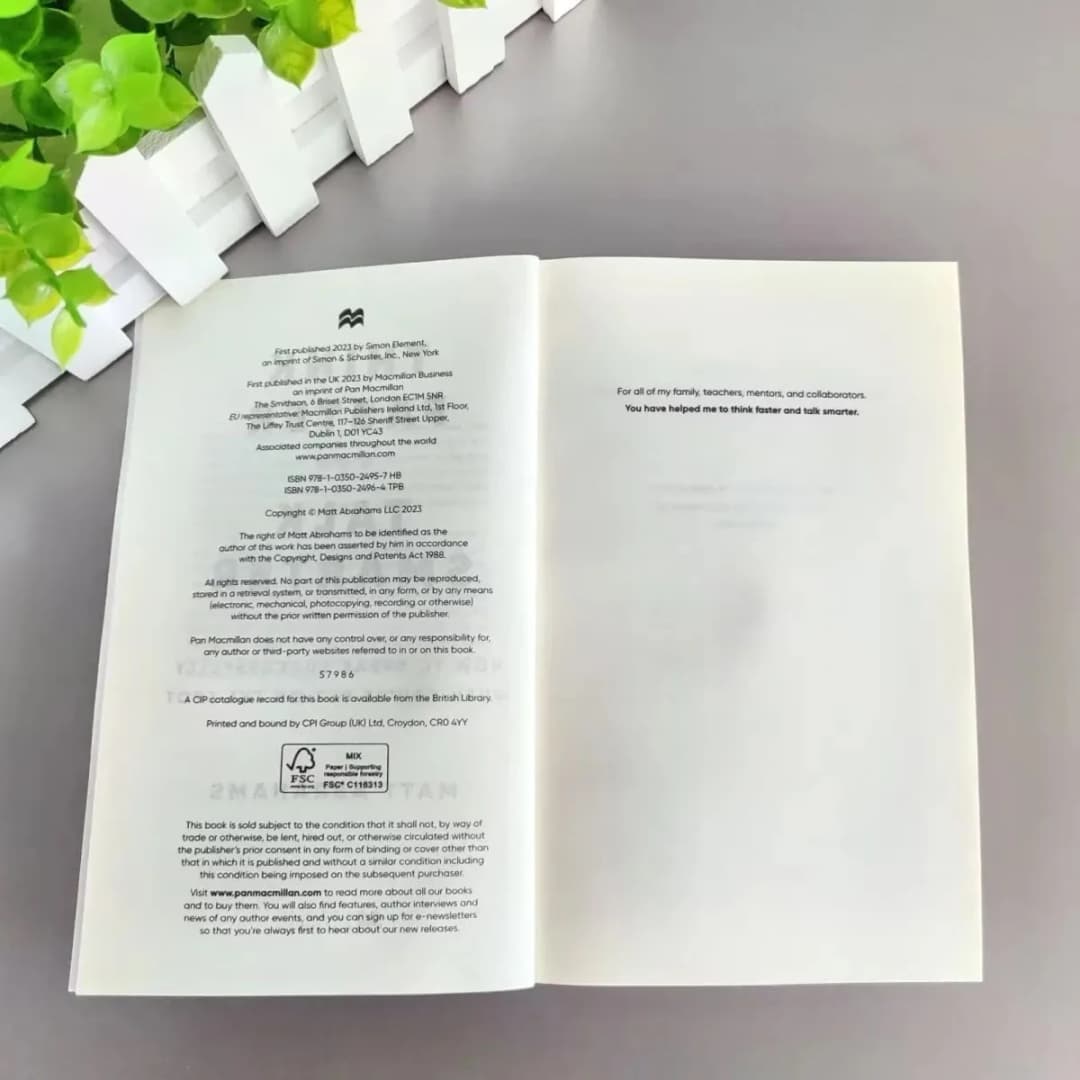 فكر أسرع وتحدث بذكاء كيف تتحدث بنجاح عندما توضع في موقف حرج كتاب غلاف ورقي باللغة الإنجليزية - 4