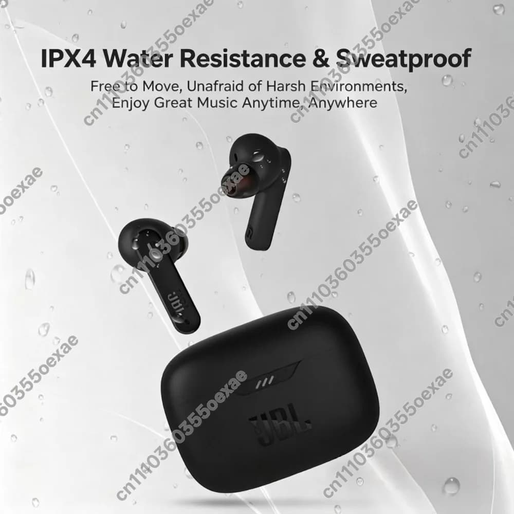 سماعات JBL T230NC اللاسلكية الحقيقية مع إلغاء الضوضاء والصوت الجهير النقي ومقاومة العرق IPX4 وشحن سريع - 3