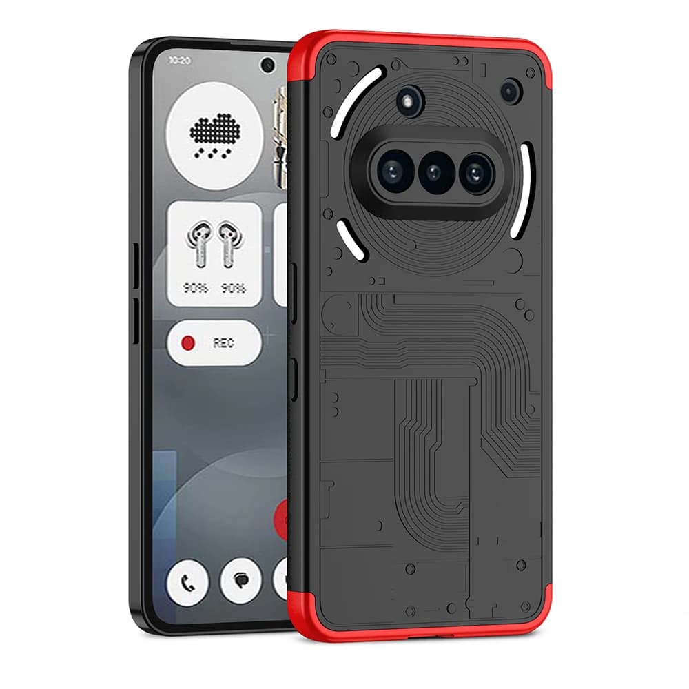 غطاء حماية Nothing Phone 3A 2025 3 في 1 بجودة عالية مقاوم للصدمات وغطاء خلفي صلب غير لامع لهاتف Nothing Phone 3A 5G A059