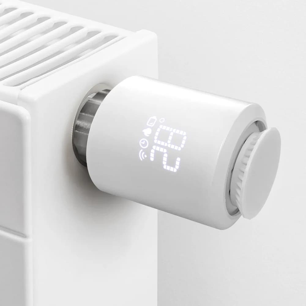صمام مشغل رادياتير Tuya Smart ZigBee 3.0 TRV مع تحكم في درجة الحرارة متوافق مع أليكسا وجوجل هوم
