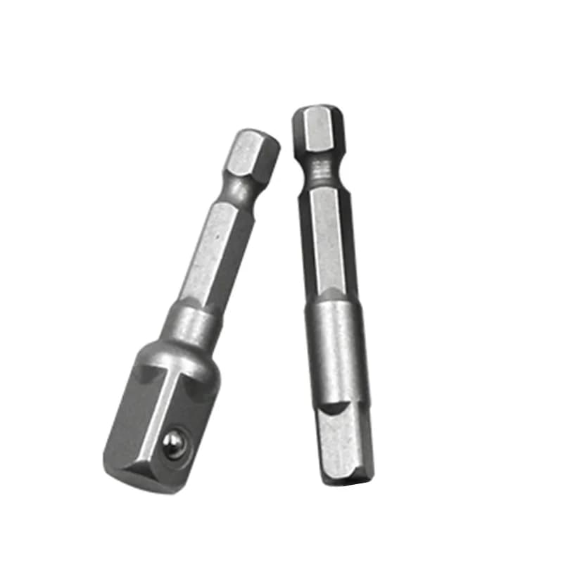 مجموعة محولات سوكيت من الفولاذ الكروم فاناديوم بعمود سداسي 1/4" 3/8" 1/2" مع قضبان تمديد مثقاب مجموعة أدوات طاقة TF003 - 4