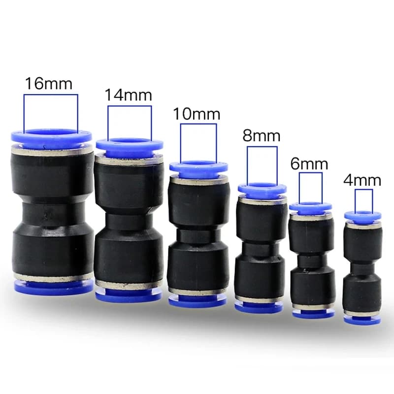 Pneumatic Fittings Quick Connector Air Hose Tube Connectors Plastic PU PY 4mm 6mm 8mm 10mm 12mm Push Into Pluglug - 4