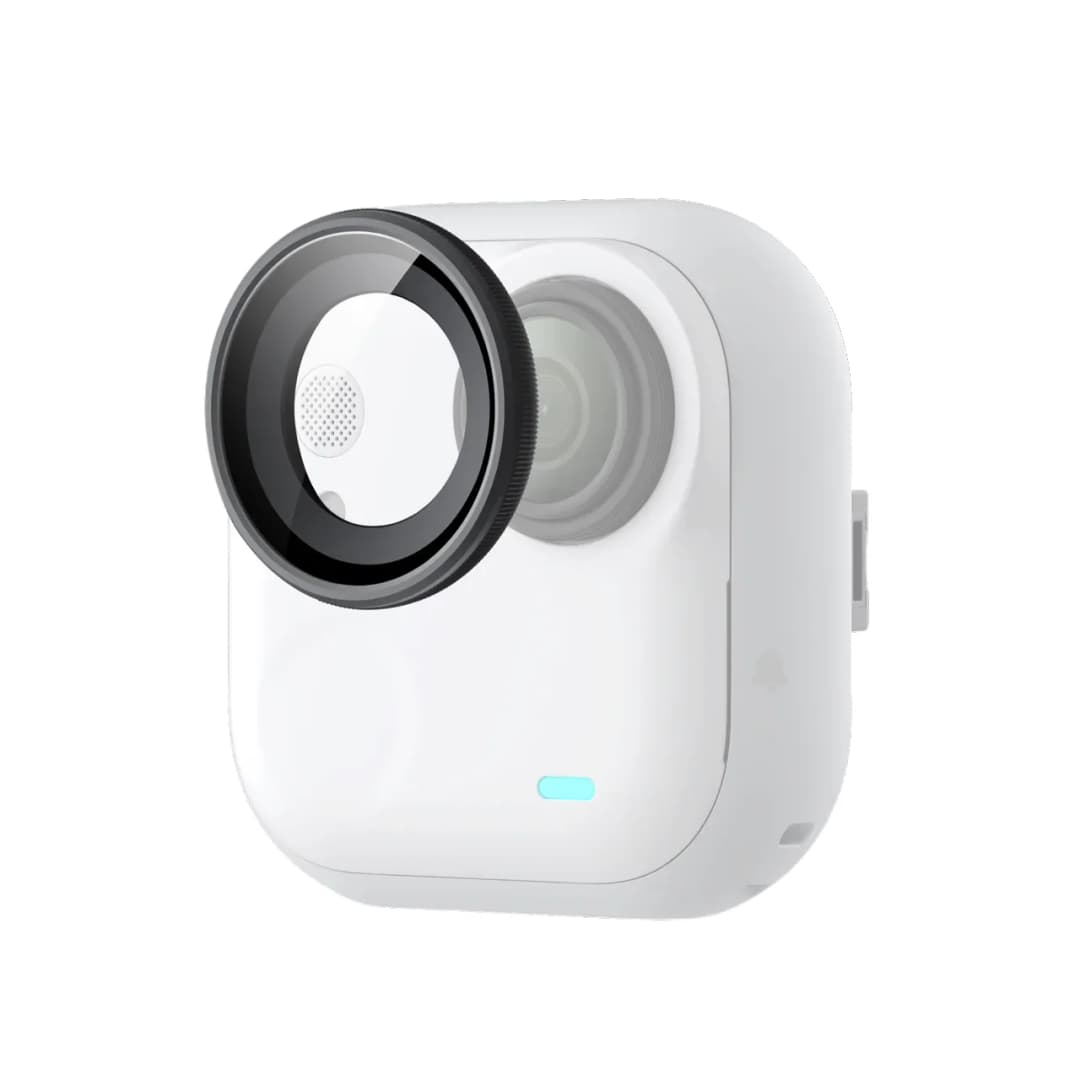 حارس عدسة Insta360 GO Ultra عبوة مزدوجة إكسسوار رسمي تصميم برغي زجاج منحني مطلي عالي الدقة بدون حجب - 5