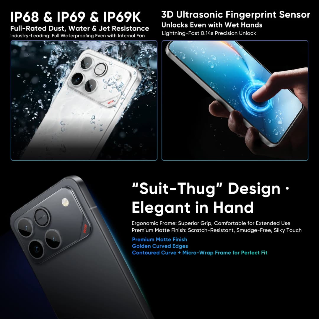 Chinese Version HONOR WIN Gaming Phone 6.83" 185Hz OLED Display Snapdragon 8 Elite Gen 5 10000mAh Battery Support 100W Charging - 6