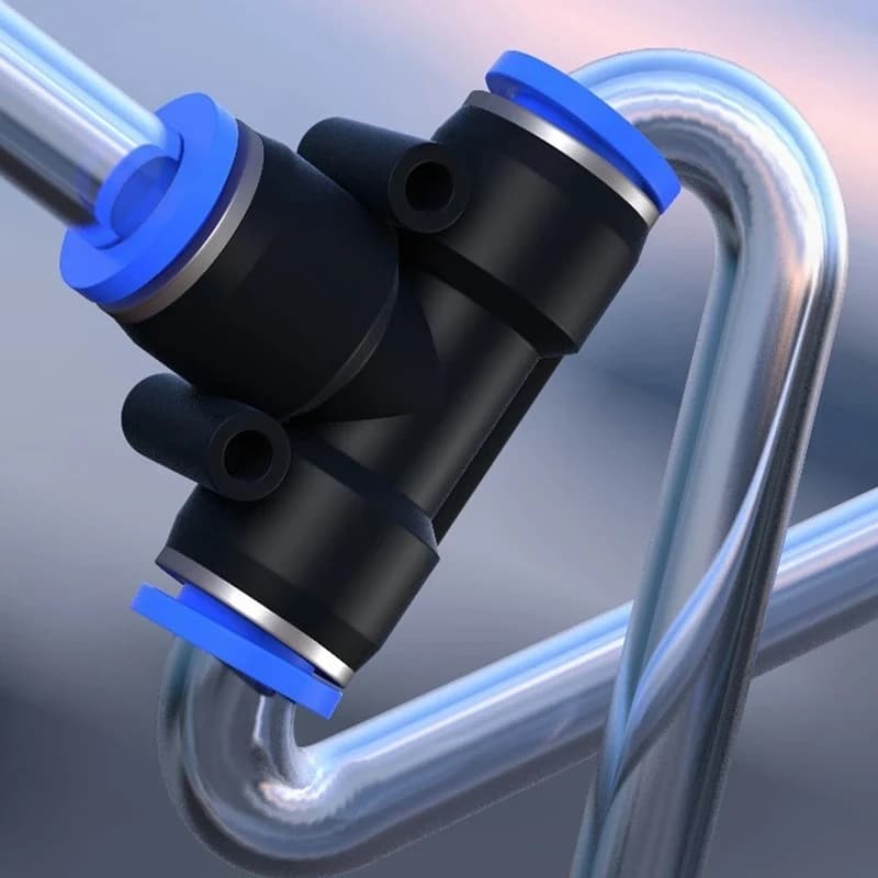Pneumatic Fittings Quick Connector Air Hose Tube Connectors Plastic PU PY 4mm 6mm 8mm 10mm 12mm Push Into Pluglug - 2