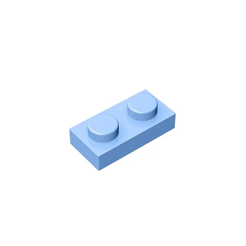 Gobricks GDS-502 Building Block DIY Plate 1 x 2 compatible with lego 3023 6225 Educational Assemblage children's toys Gift MOC - 6