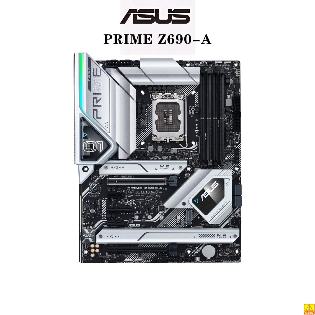 لوحة أم ASUS PRIME Z690-A مقبس LGA1700 وحدة المعالجة المركزية DDR5 6000(O.C) ذاكرة مجموعة الرقاقات Z690 لوحة رئيسية ATX
