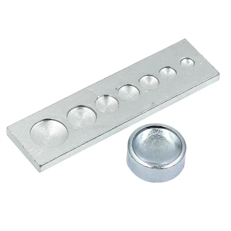 11Pcs Snap Rivet Tool Kit - Fastener Button Installation Set for DIY Leather Crafts & Hand Punching - 4