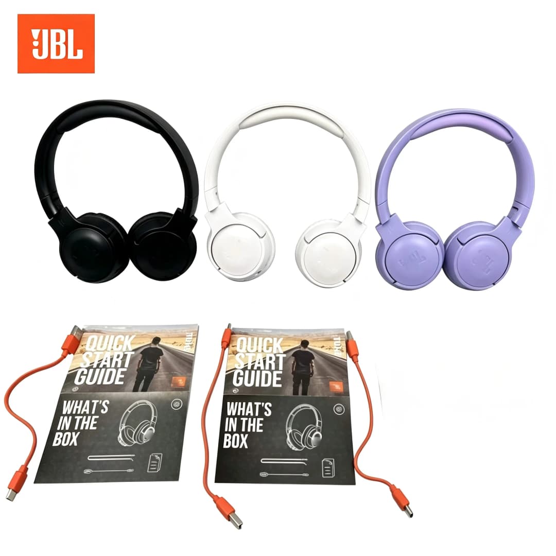 سماعات رأس بلوتوث لاسلكية JBL Tune 520BT، عزل الضوضاء، سماعات أذن للألعاب والرياضة، سماعات رأس T520BT لاسلكية - 5
