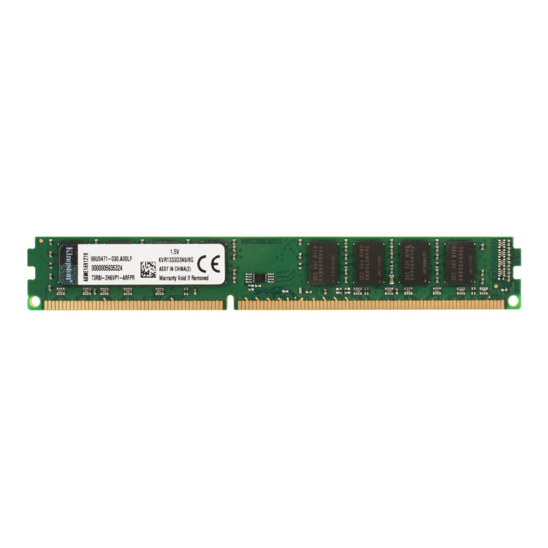 ذاكرة رام كينجستون DDR3 بسعة 4 جيجابايت و8 جيجابايت بتردد 1066 ميجاهرتز و1333 ميجاهرتز و1600 ميجاهرتز و1866 ميجاهرتز DIMM غير ECC لاجهزة الكمبيوتر المكتبية - 3