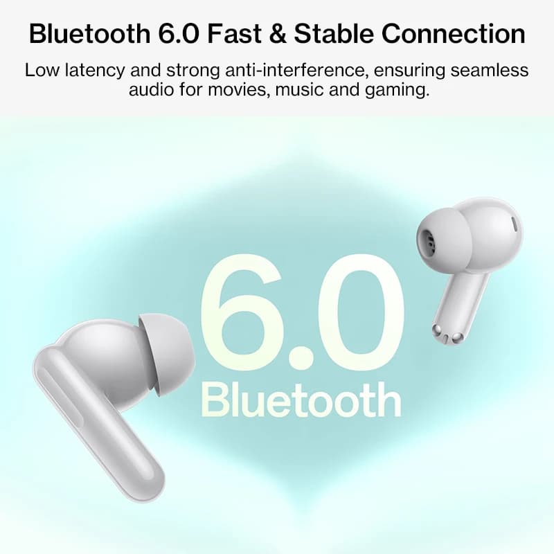 سماعات أذن OnePlus Nord Buds 4 pro جديدة إصدار عالمي 55dB إلغاء الضوضاء بلوتوث 6.0 تحكم مزدوج ذكي 54 ساعة تشغيل - 4