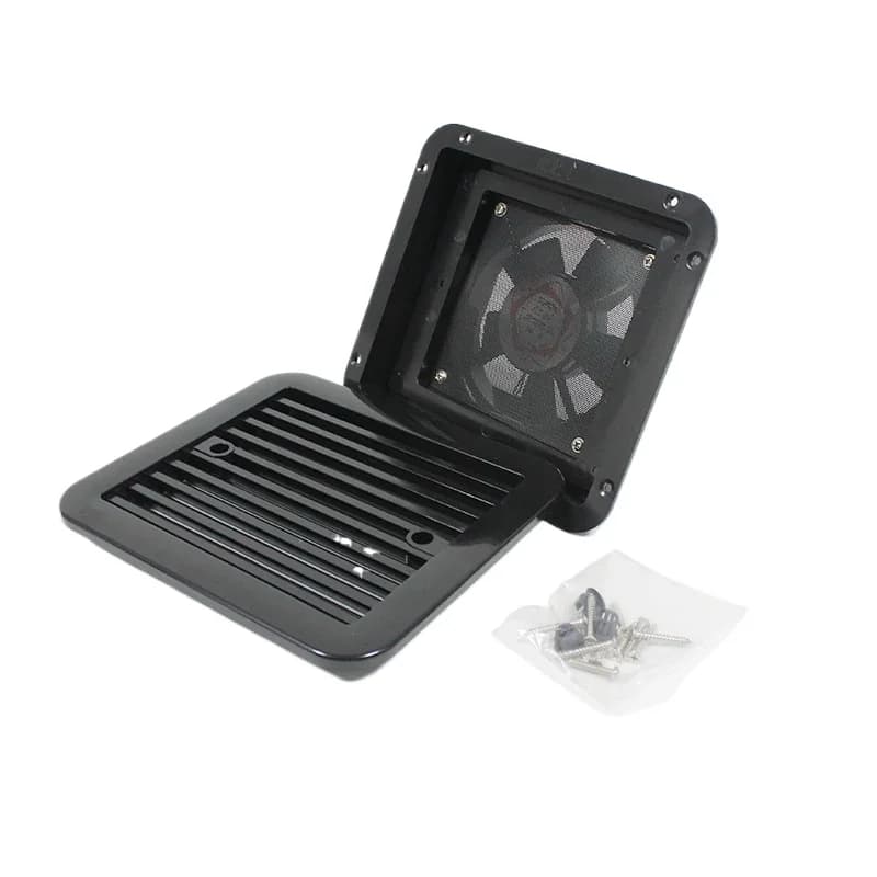 12V/24V Strong Low Noise Wind RV Vent with Fan Side Air Exhaust for Trailer Caravan Camper Automobile Waterproof Outlet - 6