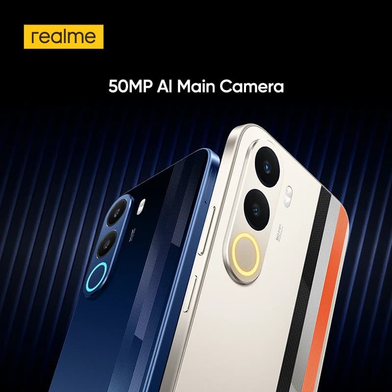 إطلاق جديد realme P4x هاتف ذكي 6.8 بوصة شاشة LCD 120 هرتز معالج UNISOC T7250 كاميرا 50 ميجابكسل AI بطارية 8000 مللي أمبير شحن 45 واط NFC - 6