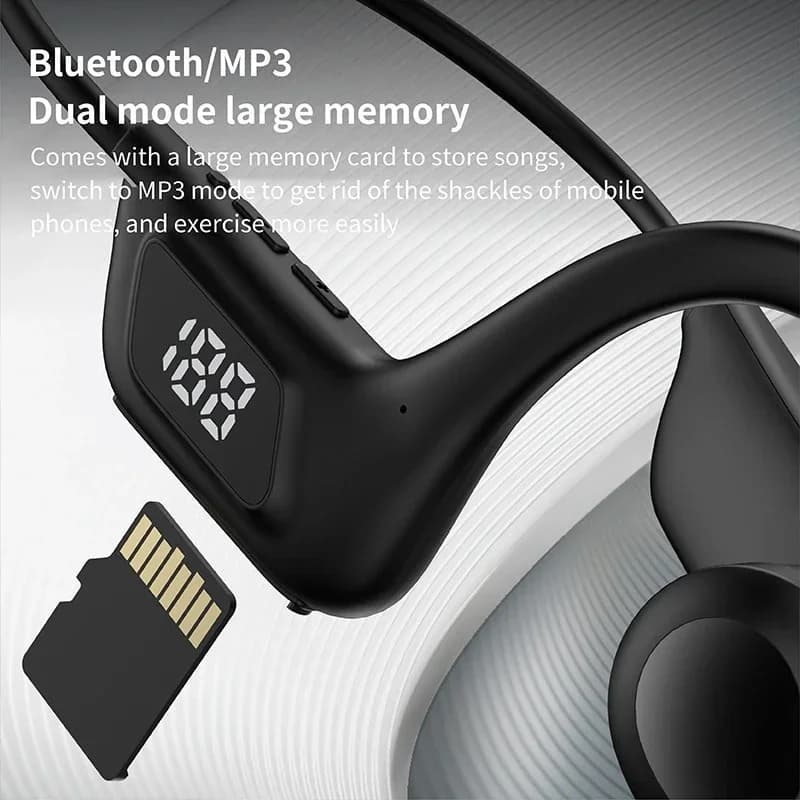 OnePlus Wireless Bone Conduction Headphones Bluetooth  Earphone Sport Swimming Bluetooth Compatible Headphone Hand-free With Mic - 2