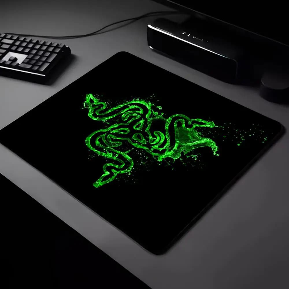 لوحة ماوس Razer بشعار للاعبي الرياضات الإلكترونية إكسسوارات ألعاب لوحة مفاتيح ألعاب حصيرة مكتب XXL
