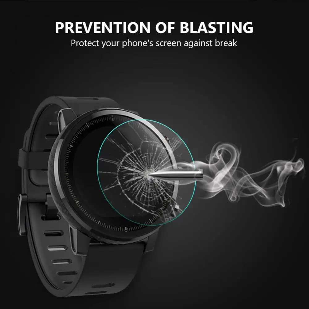 2Pcs Round Watches Tempered Glass Screen Protective Film Diameter 34 35 36 37 38 39 40 41 42 43 mm Screen Guard For Smart Watch - 3
