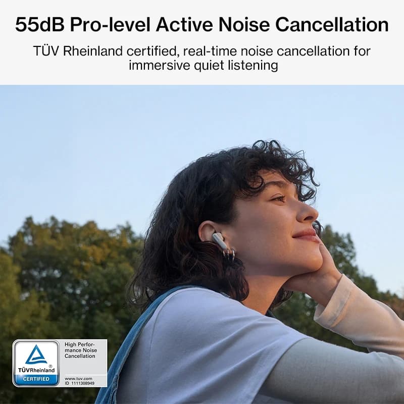سماعات أذن OnePlus Nord Buds 4 pro جديدة إصدار عالمي 55dB إلغاء الضوضاء بلوتوث 6.0 تحكم مزدوج ذكي 54 ساعة تشغيل - 2
