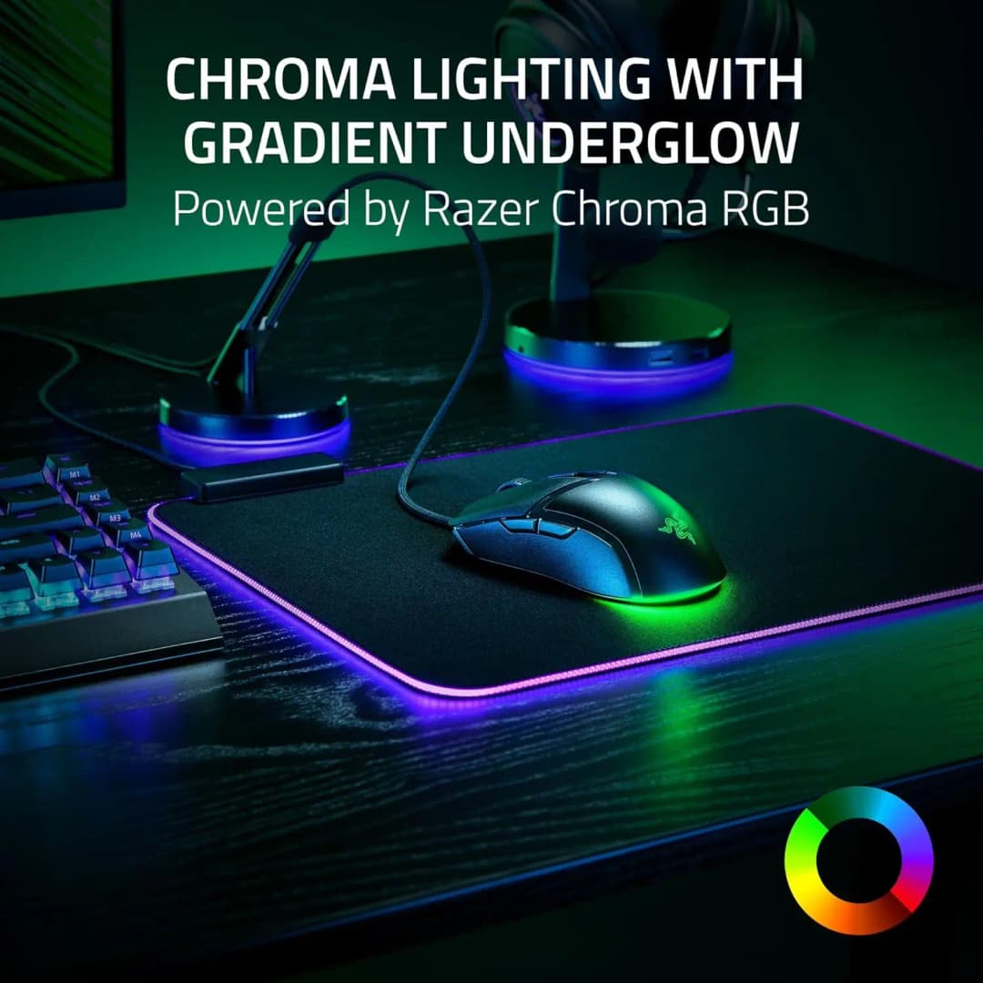 Original Razer Cobra 58g Lightweight Wired Gaming Mouse Optical Mouse Switches Gen-3 Chroma Lighting with Gradient Underglow - 3