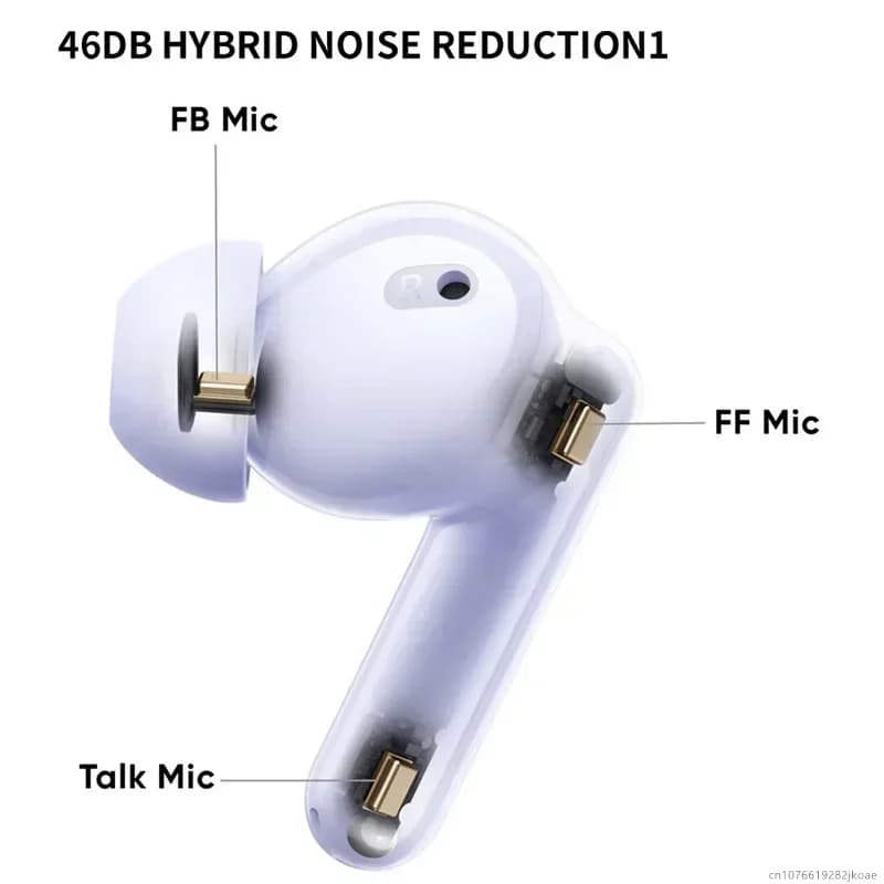 سماعات realme Buds T310 عزل ضوضاء نشط 46dB سماعات بلوتوث 5.4 لاسلكية هاي فاي سماعة ألعاب وموسيقى عمر بطارية طويل - 6