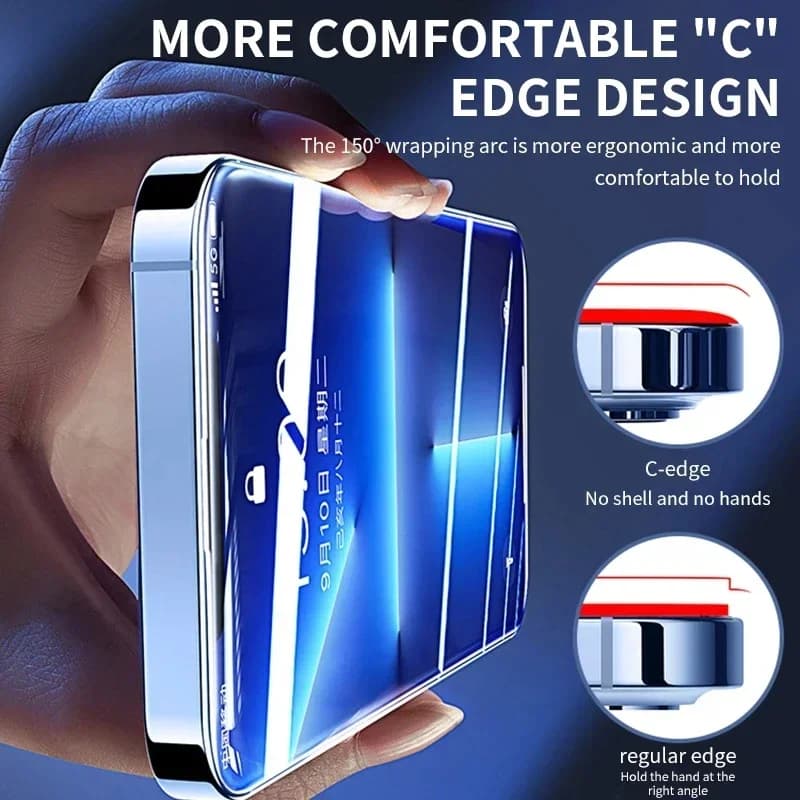 3Pcs Tempered Glass for iPhone 14 13 12 11 15 Pro Max Mini Screen Protector for iPhone 17 XR XS MAX 7 8 Plus 16 Protective Glass - 4
