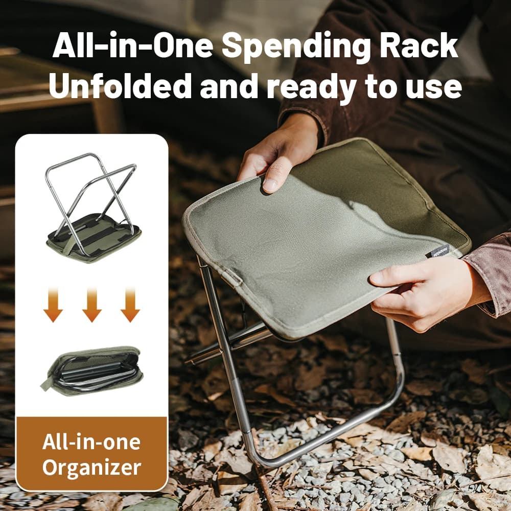Naturehike Camping Chair Outdoor Lightweight Aluminium Folding Chairs Portable Fishing Stool Thickening Sponge Hiking Stool Seat - 3