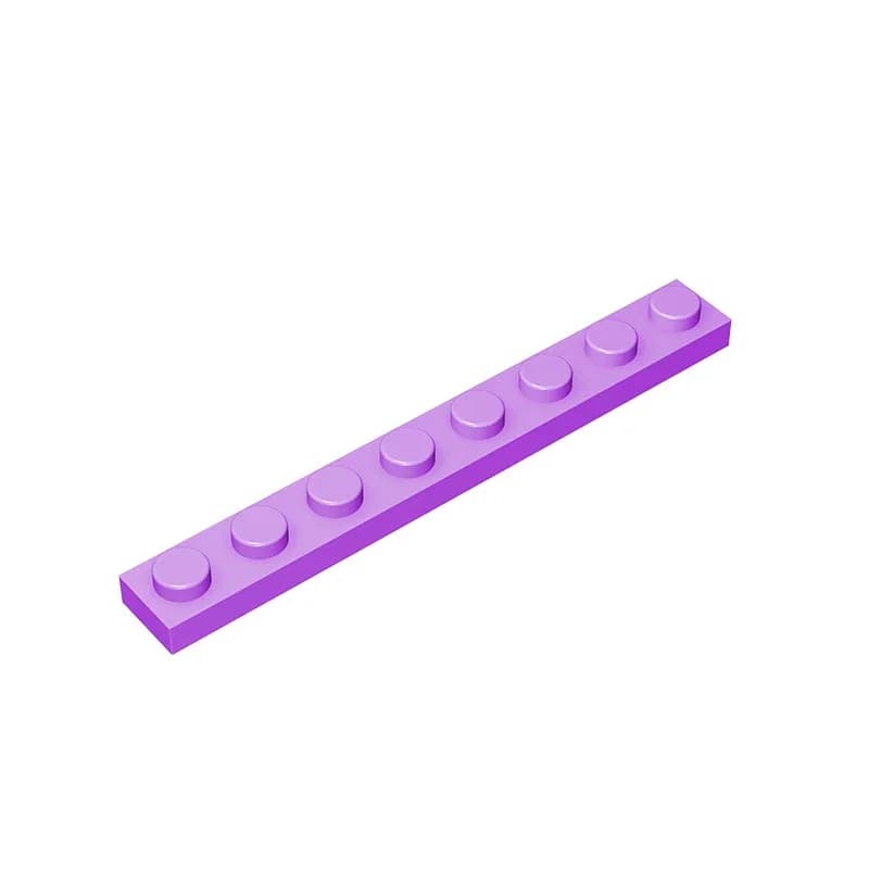 Gobricks GDS-506 Plate 1 x 8 compatible  with lego 3460 pieces of children's DIY building block Particles Plate DIY - 2