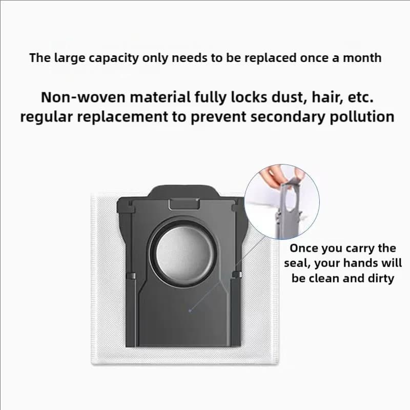 Dreame D10 Plus Gen 2 RLD32GD Robot Vacuum Spare Parts Consumables Main Side Brush Hepa Filter Mop Cloth Dust Bag Accessories - 3
