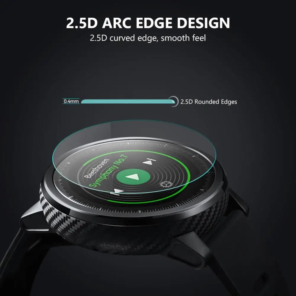 2Pcs Round Watches Tempered Glass Screen Protective Film Diameter 34 35 36 37 38 39 40 41 42 43 mm Screen Guard For Smart Watch - 5