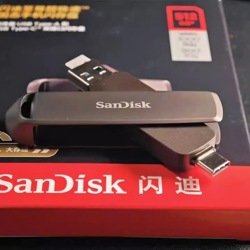 محرك أقراص فلاش SanDisk Extreme PRO Dual USB 3.2 Type-C أقراص صلبة USB سعات 256 جيجابايت 512 جيجابايت 1 تيرابايت 2 تيرابايت OTG Stick Pendrive لهاتف iPhone 15 و16