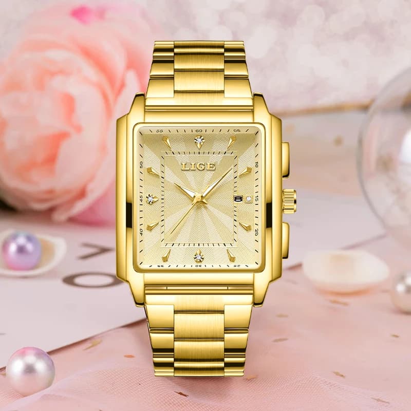 LIGE Fashion Waterproof Watch For Women Top Brand Luxury Women Watch Casual Sport Date Women's Quartz Wristwatches Montre Femme - 3