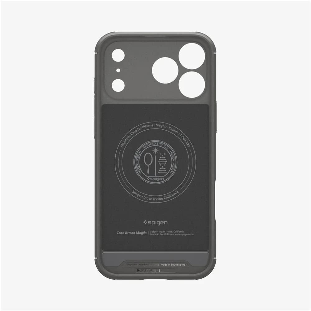 غطاء Spigen Rugged Armor MagFit متوافق مع Magsafe لهاتف iPhone 17 Pro Max و17 Air، غطاء مغناطيسي شحن لاسلكي مقاوم للصدمات ومطفي - 4