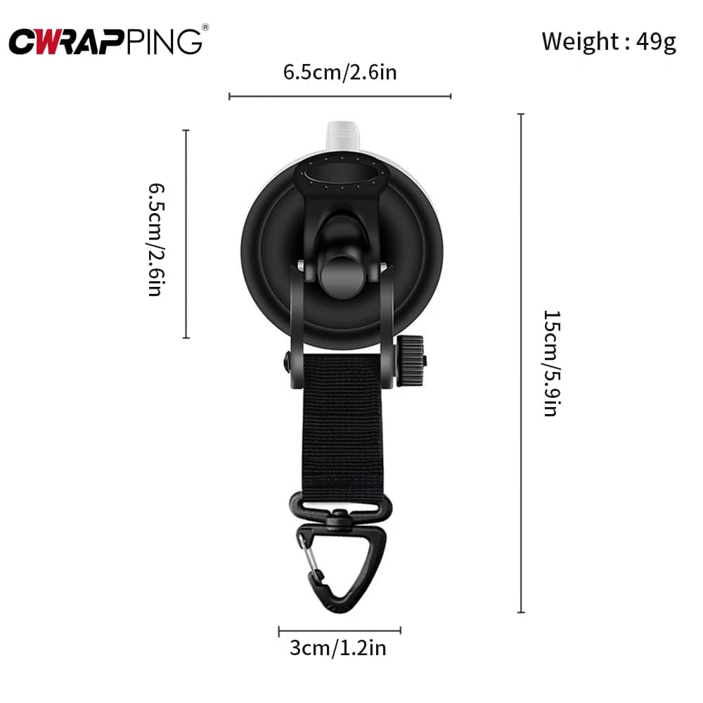 Car Tent Suction Cup Buckle Side Awning Anchors Outdoor Camping Tent Suckers Anchor Securing Hook for RV Van Camping Accessory - 6