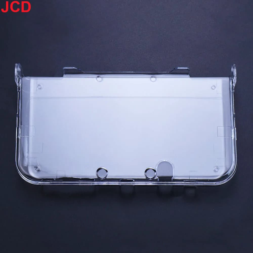 JCD Plastic Clear Crystal Shell Skin Case Cover For 3DS 3DS XL LL New 3DS New 3DS XL/LL Game Console With Screen Protective Film - 6