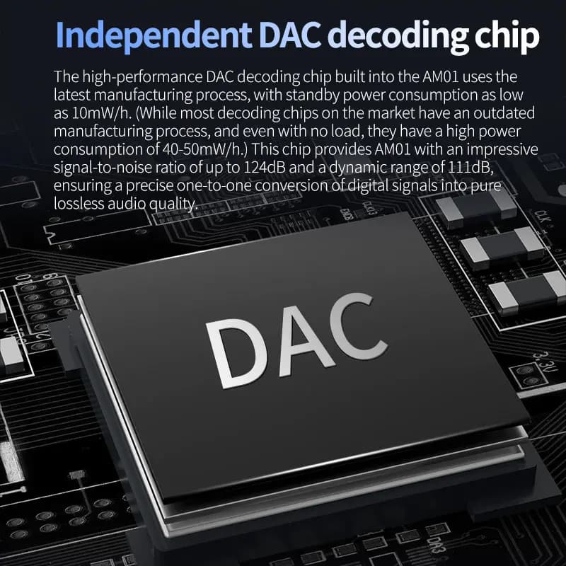 KZ AM01 محول صوت نوع-C إلى 3.5mm 32bit/384kHz هاي فاي DAC + مكبر صوت IC رقاقة مزدوجة كابل صوت سماعة أذن - 4