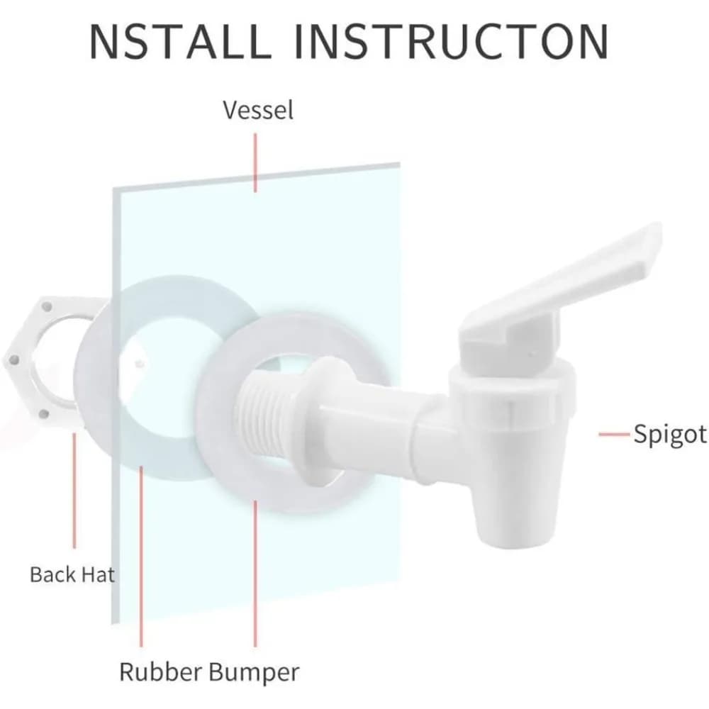 Plastic Glass Wine Bottle Faucet Jar Barrel Water Tank Faucet With Filter Wine Valve Water Dispenser Switch Tap Bibcocks - 5