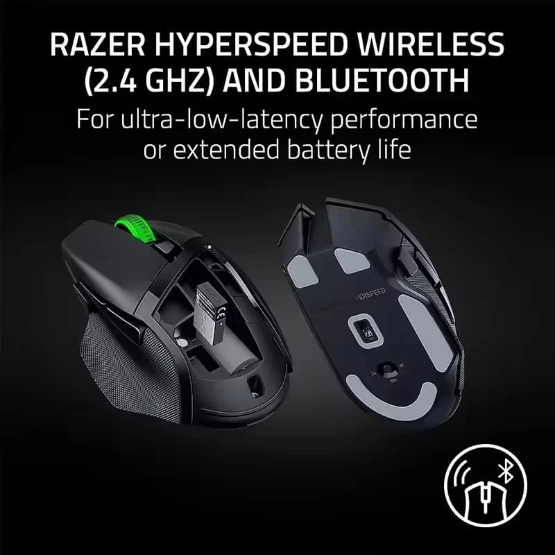 Razer Basilisk V3 X HyperSpeed Wireless Gaming Mouse: Mechanical Switches Gen-2-5G Advanced 18K Optical Sensor Chroma RGB 9 - 2