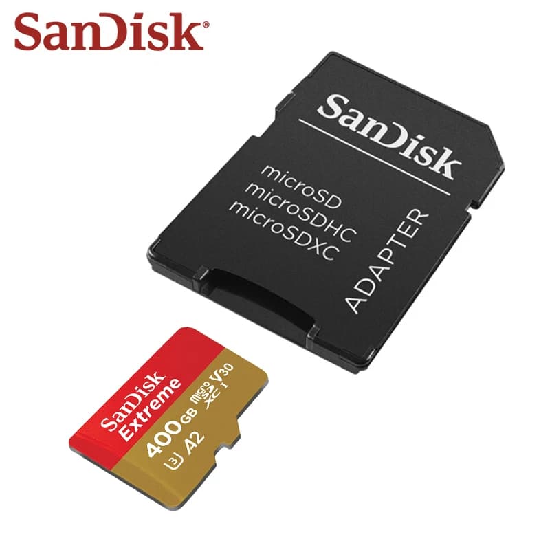 Sandisk Original Memory Card Extreme Micro SD Card A2 V30 U3 Flash Card 400GB TF Card Memory Microsd For Free Ship - 4