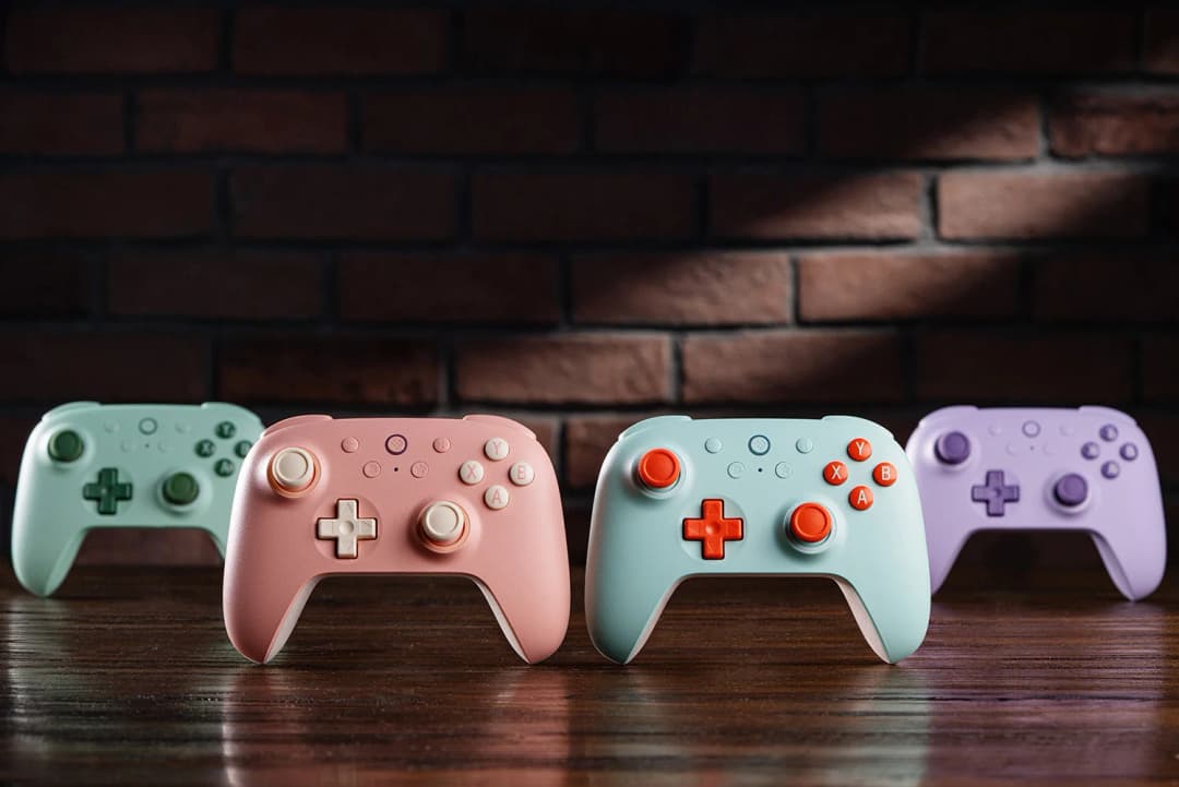 8BitDo Ultimate 2C وحدة تحكم ألعاب لاسلكية لون جديد يد تحكم عصا تحكم لكمبيوتر Windows 10/11 Steam Deck Raspberry Pi أندرويد - 5