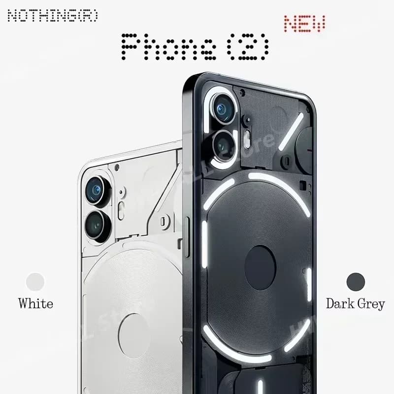 هاتف NOTHING Phone (2) بشاشة مرنة LTPO OLED مقاس 6.7 بوصة، معالج Snapdragon 8+ Gen 1، نظام Nothing OS 2.0، كاميرا خلفية مزدوجة 50 ميجابكسل، وكاميرا أمامية 32 ميجابكسل - 3