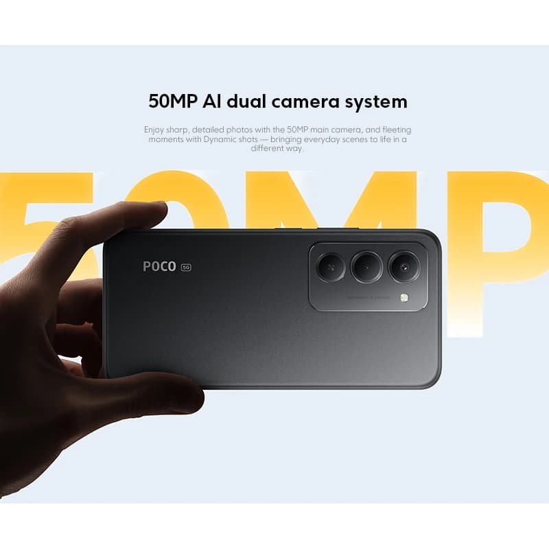 هاتف POCO X7 5G نسخة عالمية 256 جيجا بايت 512 جيجا بايت ديمينسيتي 7300-ألترا 6.67 بوصة 1.5K شاشة AMOLED منحنية كاميرا 50 ميجابكسل شحن 45 واط - 6