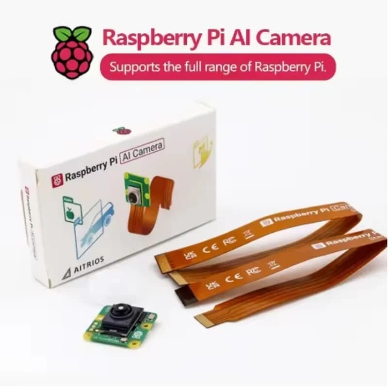 كاميرا الذكاء الاصطناعي الأصلية الرسمية من Raspberry Pi مع مستشعر Sony IMX500 للذكاء الاصطناعي ووحدة التحكم RP2040 - 3