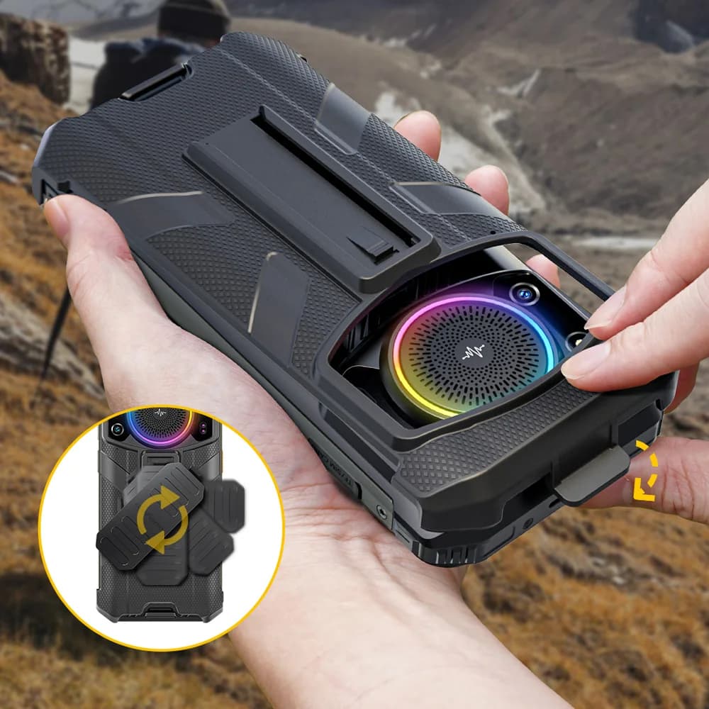 جراب هاتف Ulefone لـ Armor 21 جراب أصلي مع مشبك حزام وخطاف تسلق - 3