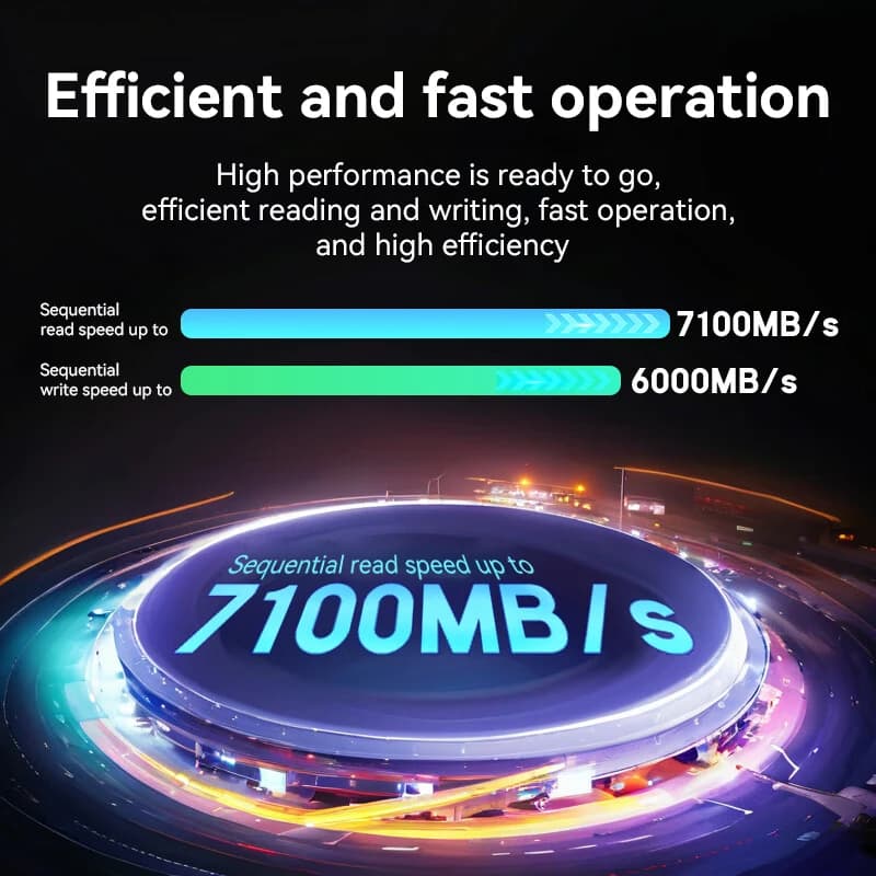 قرص صلب كروشيال P310 SSD، سعات 1 تيرابايت/2 تيرابايت/4 تيرابايت، PCIe Gen4، NVMe، M.2 2280، سرعة تصل إلى 7,100 ميجابايت/ثانية، لأجهزة الكمبيوتر المحمولة والمكتبية - 2