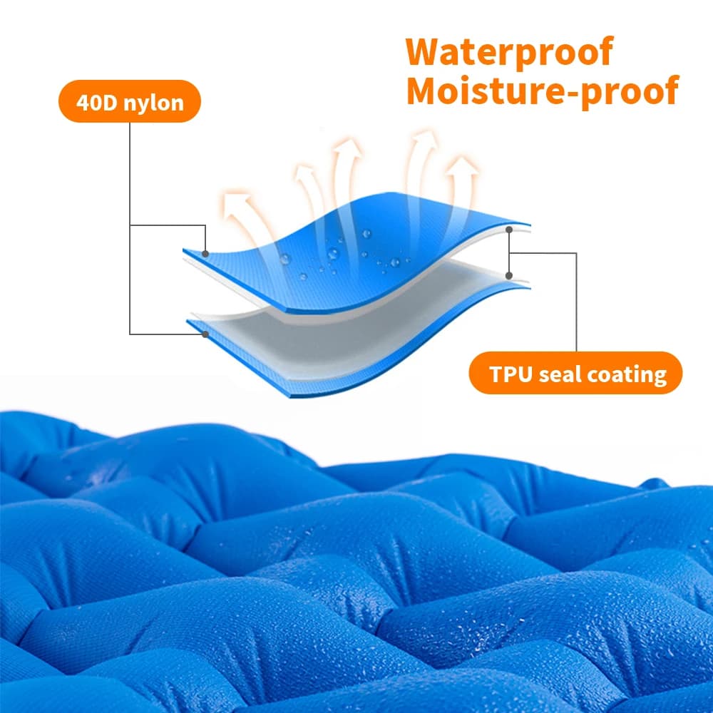 Naturehike Inflatable Mattress Camping Mattress Air Mattress Ultralight Outdoor Sleeping Pad Folding Bed Hiking Sleeping Mat - 4